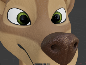 cassandra anthro wolf Modèle 3D