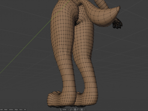 cassandra anthro wolf Modèle 3D