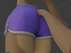 cassandra anthro wolf Modèle 3D