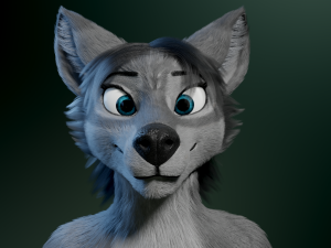 helene anthro wolf Modelo 3D