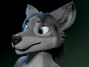 helene anthro wolf Modelo 3D