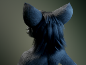 helene anthro wolf Modelo 3D