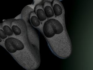 helene anthro wolf Modelo 3D