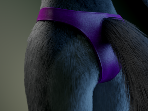 helene anthro wolf Modelo 3D
