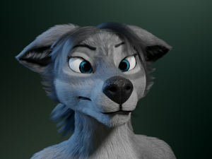 helene anthro wolf Modelo 3D