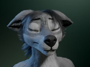 helene anthro wolf Modelo 3D
