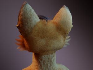 zoe anthro fox 3D 模型