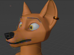 zoe anthro fox 3D 模型