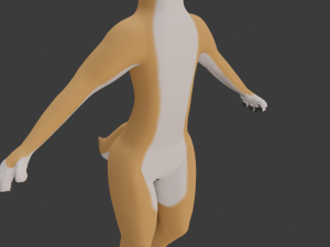 zoe anthro fox 3D 模型