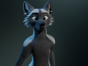 chloe anthro fox Modelo 3D