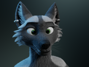 chloe anthro fox Modelo 3D