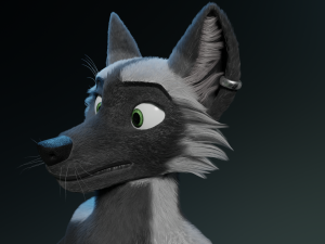 chloe anthro fox Modelo 3D