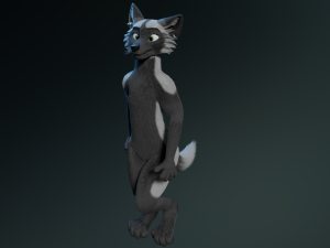 chloe anthro fox Modelo 3D