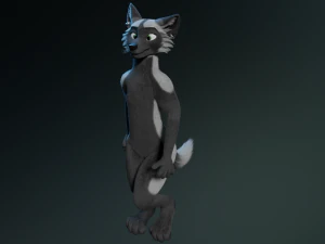 chloe anthro fox 3D Model