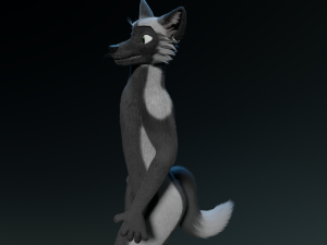 chloe anthro fox Modelo 3D