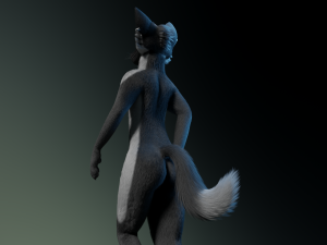 chloe anthro fox Modelo 3D