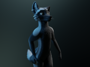 chloe anthro fox Modelo 3D