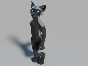 chloe anthro fox Modelo 3D