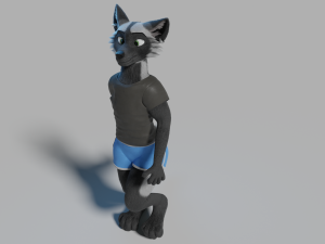 chloe anthro fox Modelo 3D