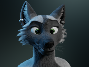 chloe anthro fox Modelo 3D