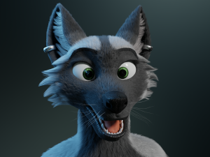 chloe anthro fox Modelo 3D