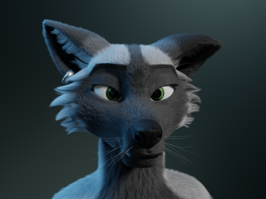 chloe anthro fox Modelo 3D