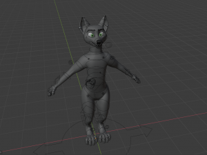 chloe anthro fox Modelo 3D