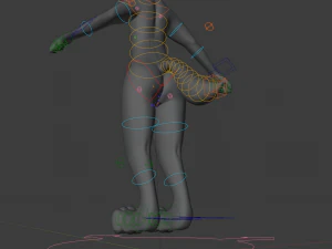 chloe anthro fox 3D Model