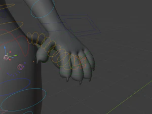 chloe anthro fox 3D Model