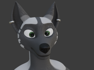 chloe anthro fox Modelo 3D