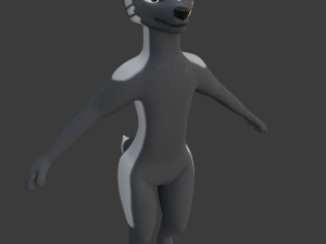 chloe anthro fox Modelo 3D