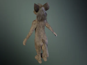 kadu anthro wolf 3D Model
