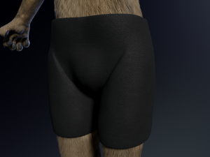 kadu anthro wolf 3D Model
