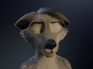 kadu anthro wolf 3D Model