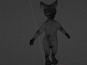 kadu anthro wolf 3D Model