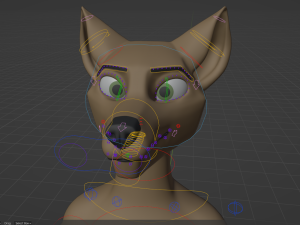 kadu anthro wolf 3D Model