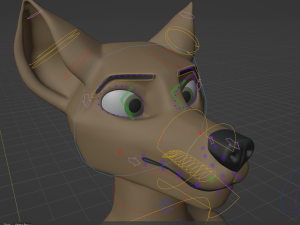 kadu anthro wolf 3D Model