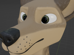 kadu anthro wolf 3D Model