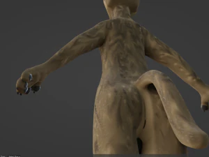 kadu anthro wolf 3D Model