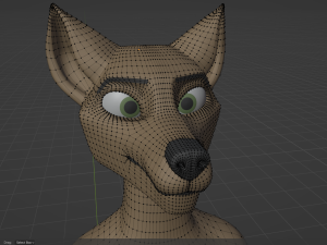 kadu anthro wolf 3D Model