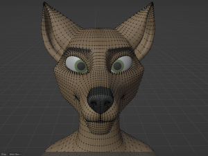 kadu anthro wolf 3D Model