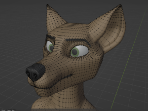kadu anthro wolf 3D Model