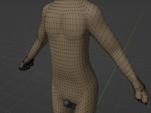 kadu anthro wolf 3D Model