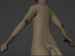 kadu anthro wolf 3D Model
