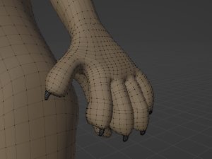 kadu anthro wolf 3D Model
