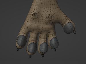 kadu anthro wolf 3D Model