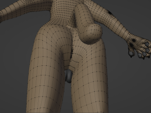 kadu anthro wolf 3D Model