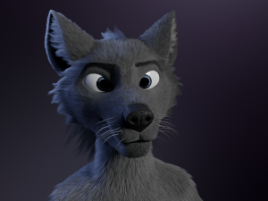 jonny anthro wolf 3D 模型