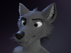 jonny anthro wolf 3D 模型