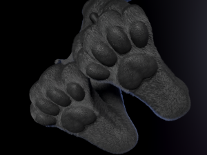 jonny anthro wolf 3D 模型
